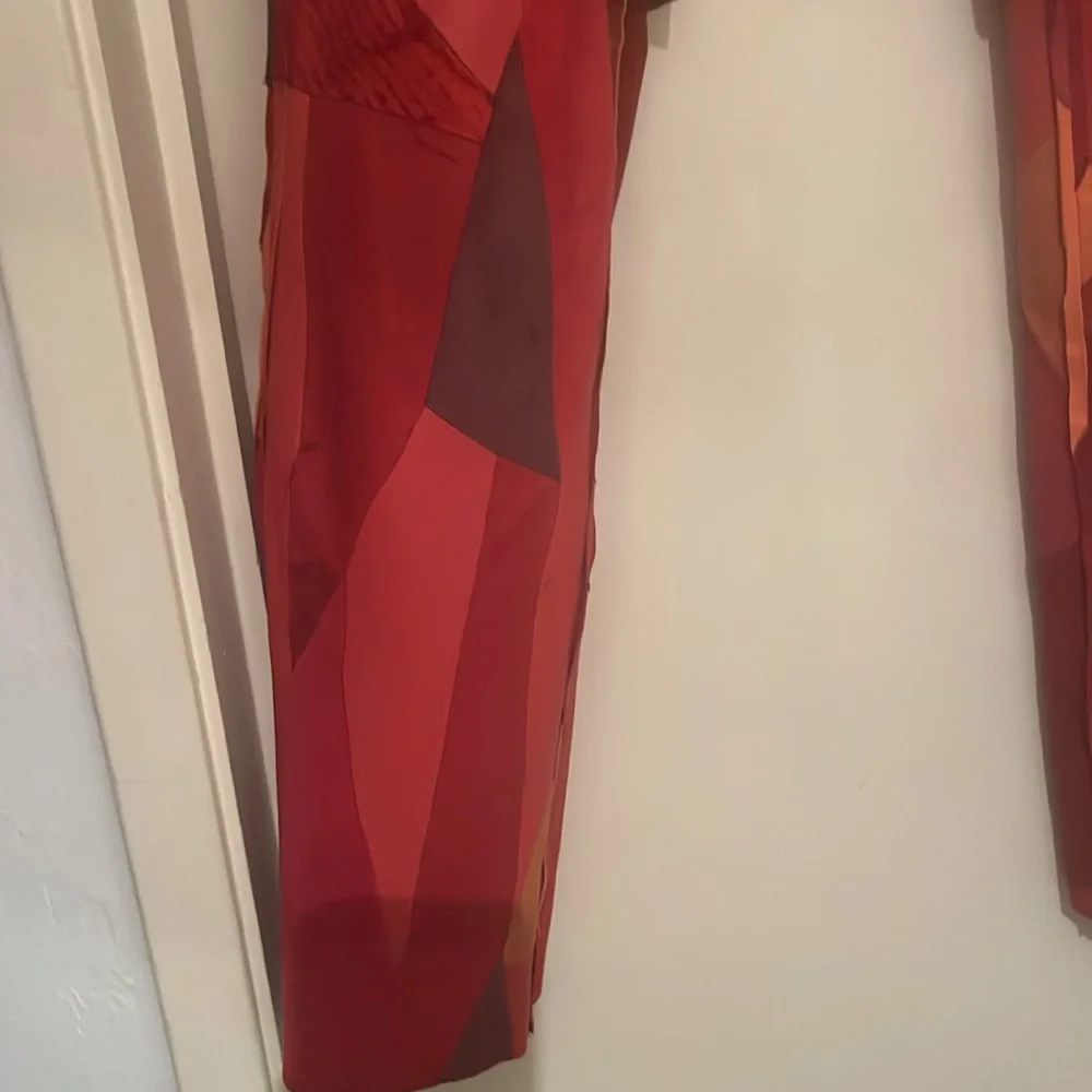 Vintage Wilsons Pelle Studio leather suede patchwork pants size 4 - Picture 9 of 16